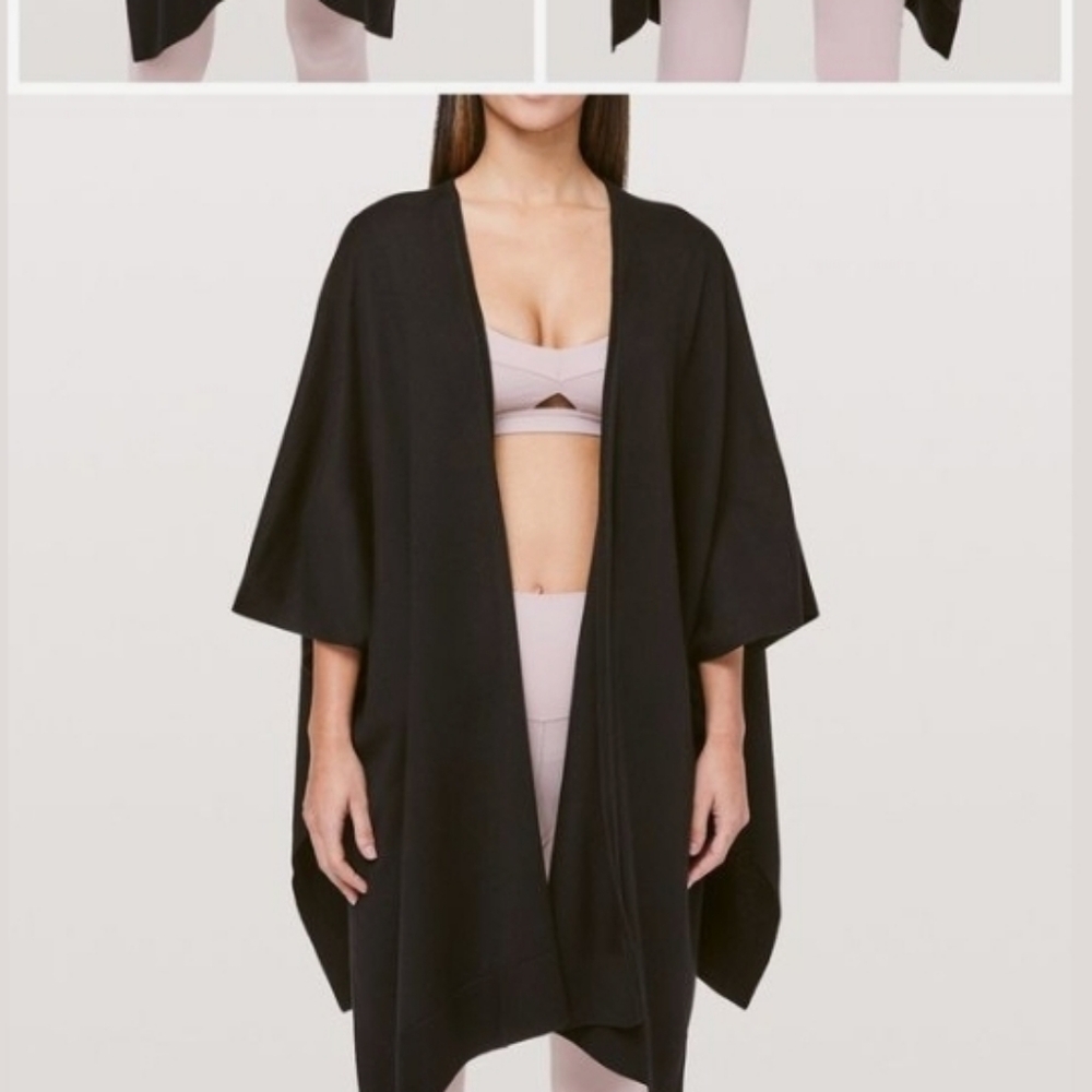 Lululemon Free to Coast Wrap Black One Size